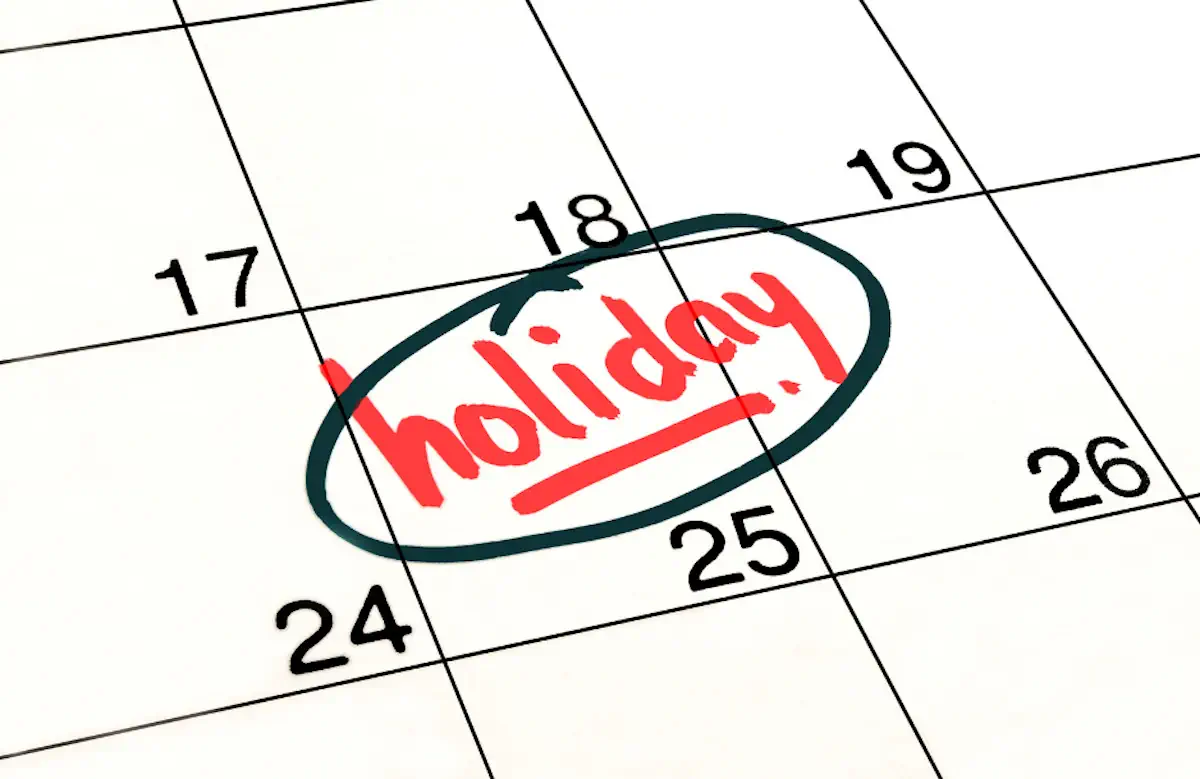 Govt Holidays Calendar in India Schedule-I,II,III (Gazetted Holidays) for the Year 2025